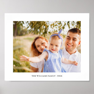 Personalised Family Photo and Name Print