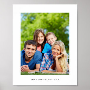 Personalised Family Photo and Name Print