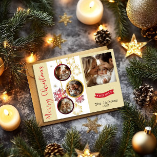 Personalised Family Photo Christmas Card 