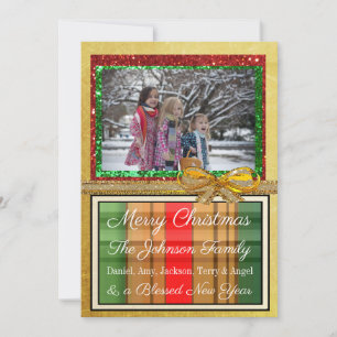 Personalised Family Photo Christmas Card