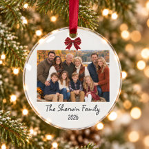 Personalised Family Photo Christmas