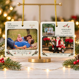 Personalised Family Photo Christmas Ornament
