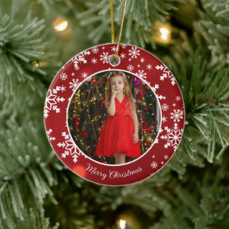 Personalised Family Photo Christmas Tree Ornament