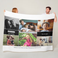 Personalised Family Photo Collage for Grandma