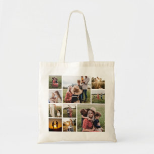 Personalised Family Photo Collage Tote Bag