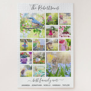 Personalised Family Photo Collage Unique Huge Jigsaw Puzzle