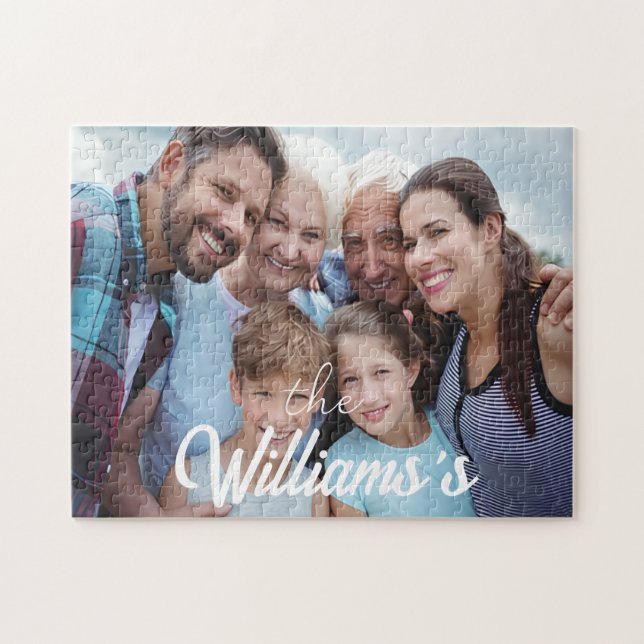 Personalised Family Photo Create your own  Jigsaw Puzzle (Horizontal)
