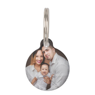 Personalised Family Photo Create Your Own Pet Tag