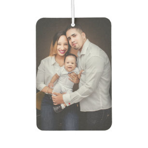 Personalised Family Photo Custom Car Air Freshener