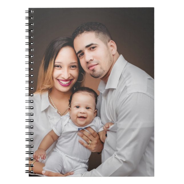 Personalised Family Photo Custom  Notebook (Front)