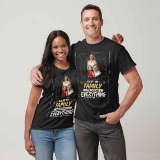 Personalised Family Photo Custom Picture T-Shirt