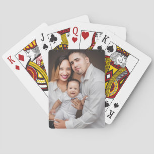 Personalised Family Photo Custom Playing Cards