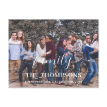 Personalised Family Photo Favours Keepsake Gifts