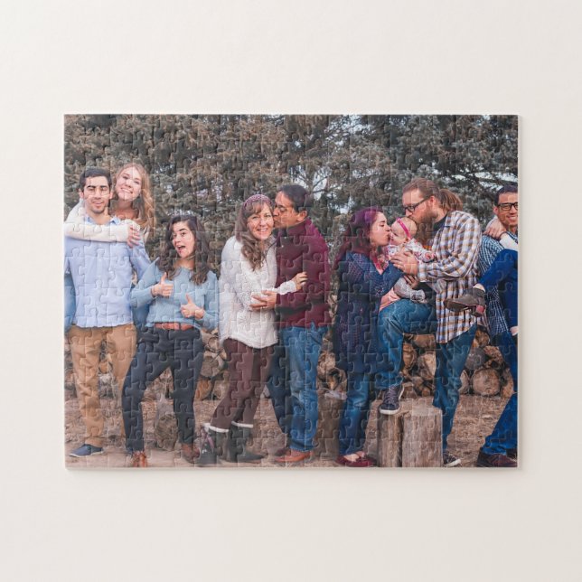 Personalised Family Photo Jigsaw Puzzle (Horizontal)