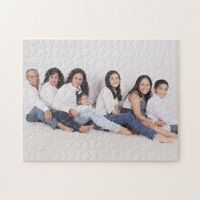 Personalised Family Photo Jigsaw Puzzle (Horizontal)
