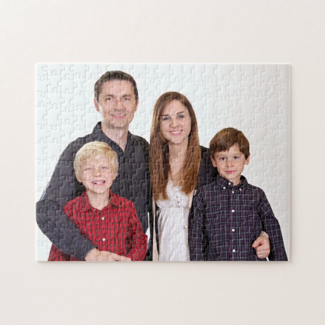 Personalised Family Photo Jigsaw Puzzle (Horizontal)