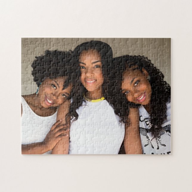 Personalised Family Photo Jigsaw Puzzle (Horizontal)