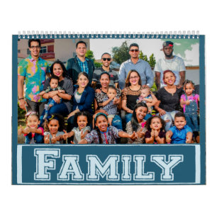 Personalised Family Photo Keepsake Calendar