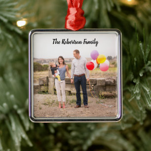 Personalised Family Photo Ornament