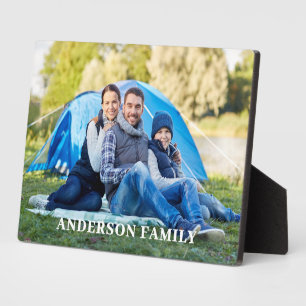 Personalised Family Photo Plaque