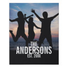 Personalised Family Photo with Family Name