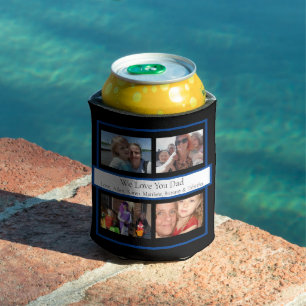 Personalised Family Photos   Gifts for Dad    Can Cooler