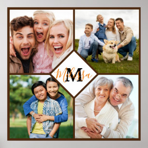 Personalised family photos  poster