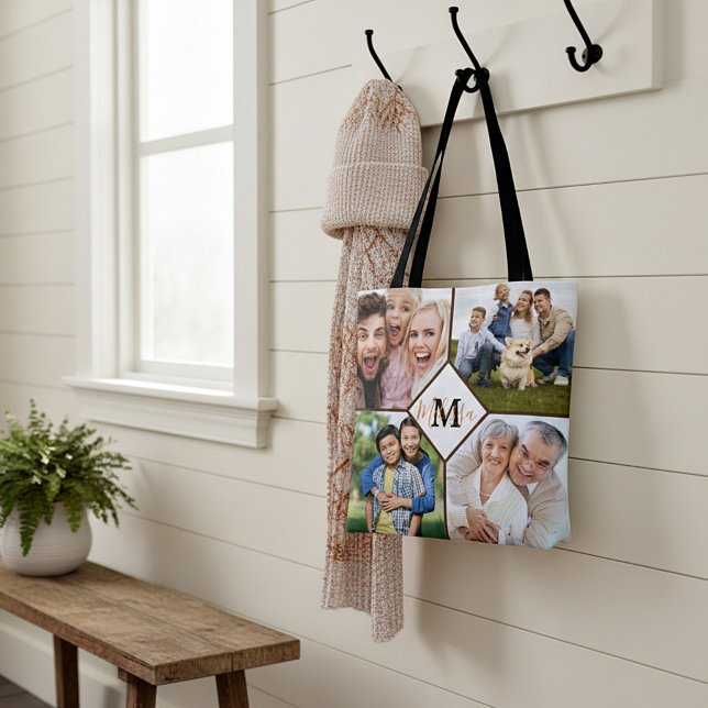 Personalised family photos  tote bag (Creator Uploaded)