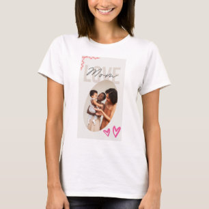 Personalised Family Picture Template Mother’s Day T-Shirt