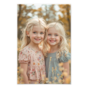 Personalised Family Premium Satin Photo Print