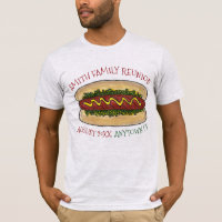 Personalised Family Reunion Cookout Picnic Hot Dog