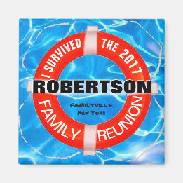 Personalised Family Reunion Magnet
