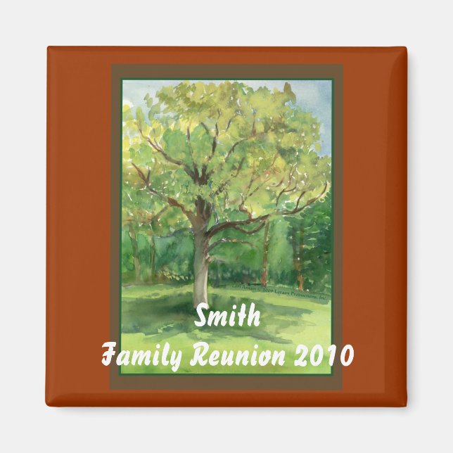 Personalised Family Reunion Magnet (Front)