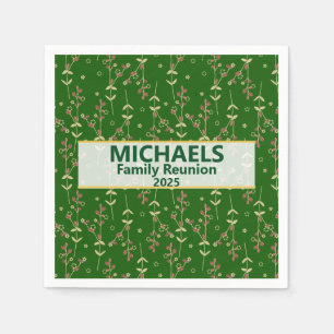 Personalised Family Reunion Napkins