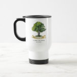 Personalised Family Reunion Tree Keepsake Travel Mug<br><div class="desc">Featuring a watercolor tree,  this cute minimalist family reunion personalised mug template is easy to customise and ready to add your yearly family gathering details this year. You can click the "Personalise" button to add your reunion event.</div>