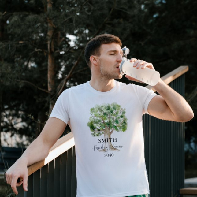 Personalised Family Reunion Tree  T-Shirt (Personalized family reunion t-shirt)