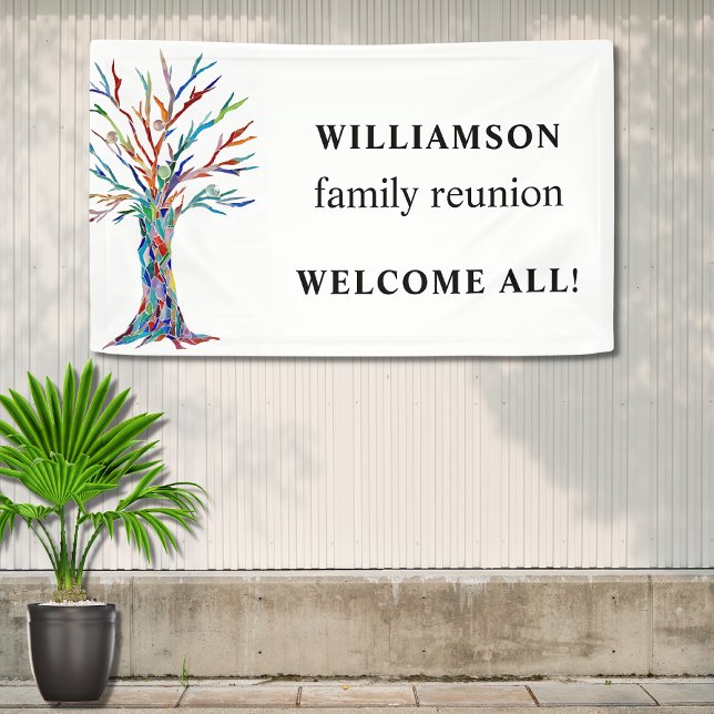 Personalised Family Reunion Welcome Banner (Creator Uploaded)