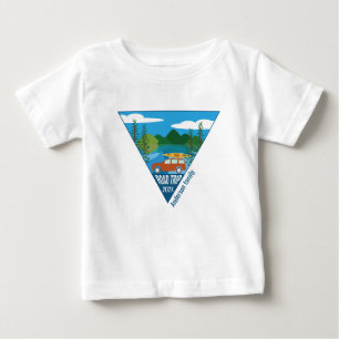 Personalised family Road trip into the mountain Baby T-Shirt