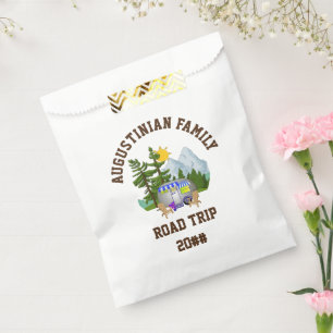 Personalised Family Road Trip Van Life Favour Bags