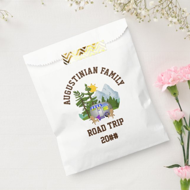 Personalised Family Road Trip Van Life Favour Bags (Sealed)