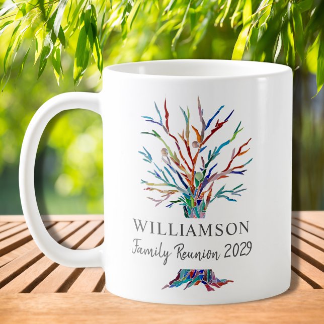 Personalised Family Tree Family Reunion Coffee Mug (Creator Uploaded)