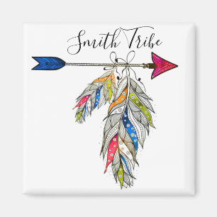 Personalised family tribe magnet