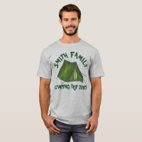 Personalised Family Vacation Camping Trip Tent