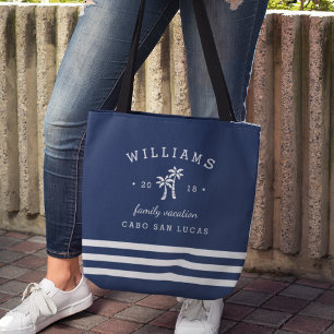 Personalised Family Vacation Tote Bag
