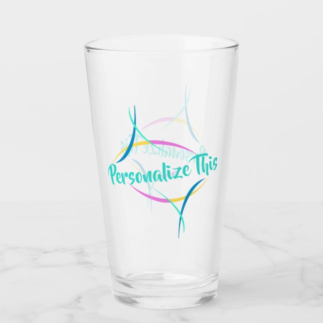 Personalised Fancy Glass (Front)