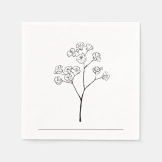 Personalised Fancy Party Napkin