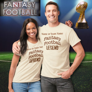 Personalised Fantasy Football T Shirts Funny