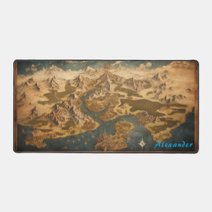 Personalised Fantasy Map Desk Mat