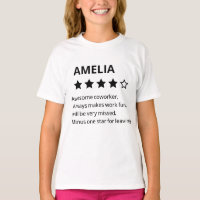 Personalised Farewell Gift – Funny 4-Star Coworker