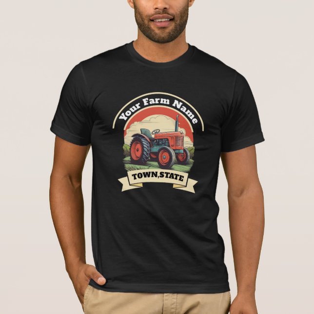 Personalised Farmer  T-Shirt (Front)